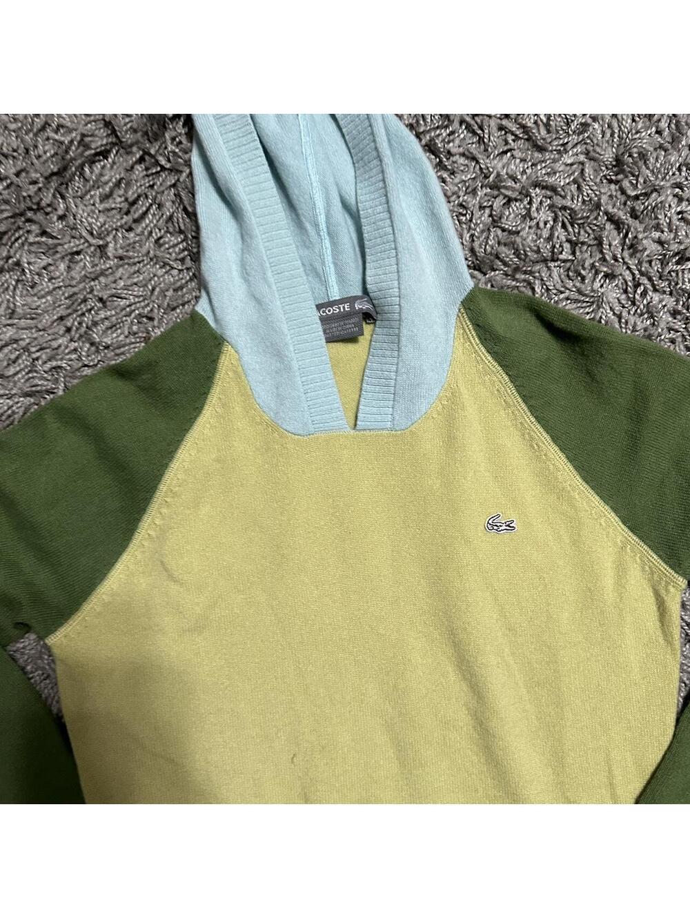Lacoste 2000s Color block Lightweight Pullover Size M - Picture 5 of 6